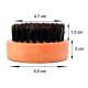 Щітка для фейда, бороди Barber Beard Brush для барбера, перукаря кругла 5,5 см