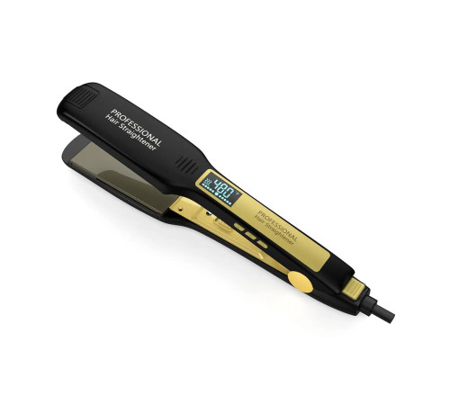 Професійна титанова прасочка для випрямлення волосся Professional Hair Straightener з цифровим РК-дисплеєм