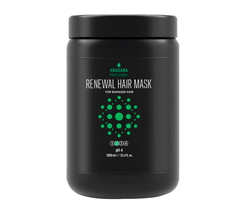 Бальзам-маска 2 в 1 для пошкодженого волосся Anagana Cannabis Moisturizing Balm-Mask 2 in 1, 250 мл