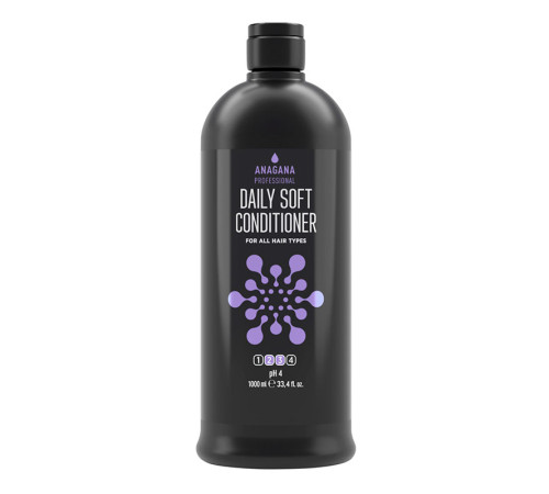 Кондиціонер "Щоденний м'який" для всіх типів волосся Anagana Daily Soft Conditioner, 1000 мл