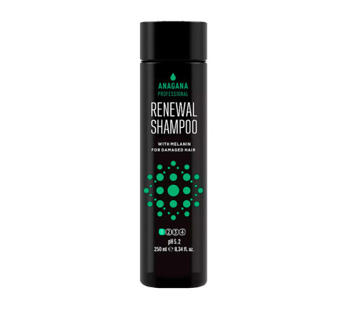 Шампунь Anagana Renewal Shampoo с меланином для поврежденных волос 250 мл