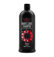 Шампунь "Чоловічий догляд" для волосся, бороди та тіла Anagana Man’s Care Shampoo, 1000 мл