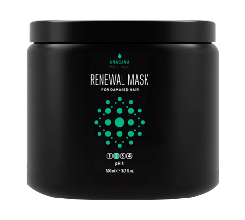 Маска "Відновлення" для пошкодженого волосся Anagana Renewal Mask for damaged hair, 500 мл