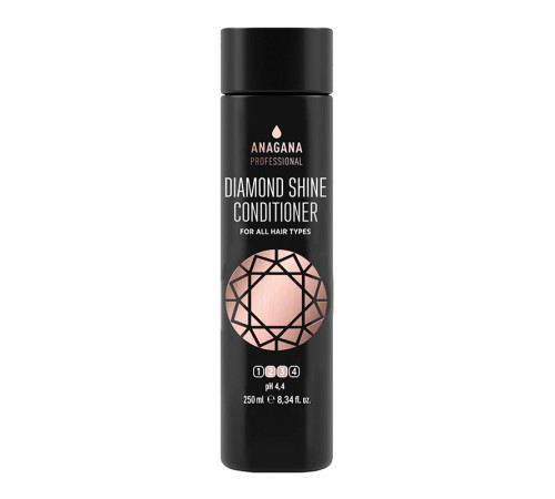 Кондиціонер «Діамантовий блиск» для всіх типів волосся Anagana Diamond Shine Conditioner, 250 мл