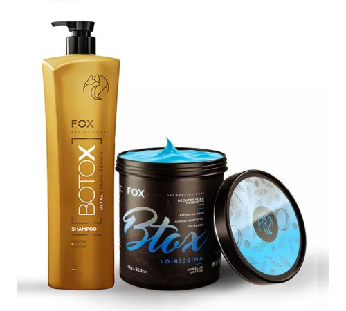 Набір ботоксу для відновлення волосся Fox Btox Loiríssima, 2х200 г (розлив)