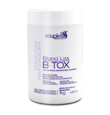 Ботокс SoupleLiss Mascara Matizadora B-tox Blond для блонду з антижовтим ефектом, 100 г (розлив)
