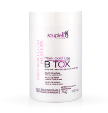 Ботокс для волосся SoupleLiss B-tox Mask Gold Liss випрямляючий, 100 г (розлив)