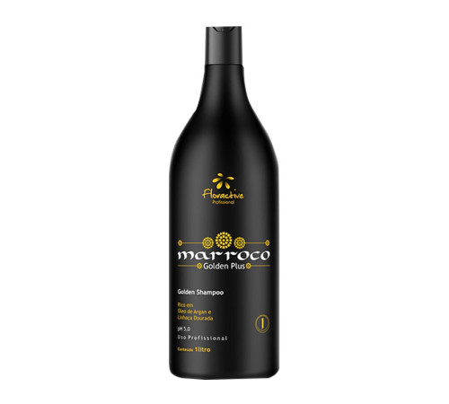 Шампунь Floractive Marroco Golden Plus зволожуючий для хімічно обробленого волосся, 100 г (розлив)