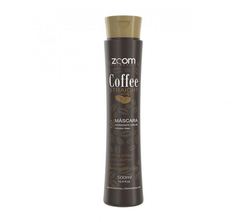 Фінішна маска ZOOM Coffee Straight для зволоження та блиску волосся