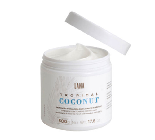 Маска Lana Brasiles Tropical Coconut Mask для інтенсивного зволоження волосся 