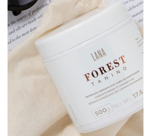 Маска Lana Brasiles Forest Tanino Mask для відновлення пошкодженого волосся, 500 мл (заводська)