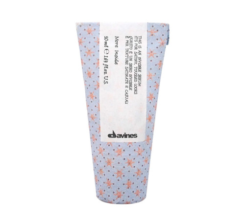 Невидимая сыворотка Davines More Inside Invisible Serum (Slept-In) для небрежного стайлинга с сатиновым блеском 50 мл