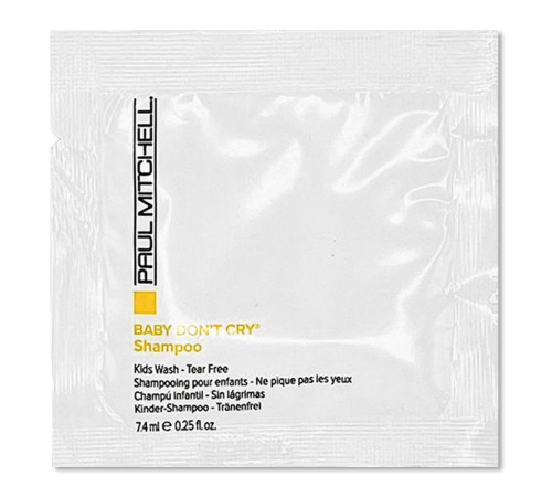 Детский шампунь Paul Mitchell Baby Don`t Cry Shampoo для волос, саше 7,4 мл