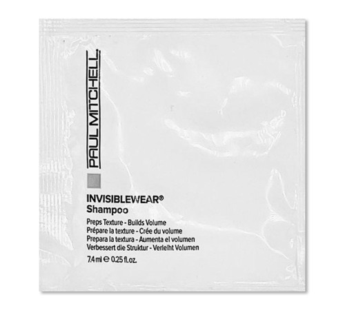 Текстуруючий шампунь Paul Mitchell Invisiblewear Shampoo для тонкого волосся, саше 7,4 мл