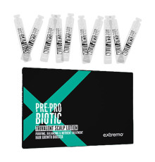 Ампули Extremo Pre-Probiotic Trivalent Scalp Lotion тривалентні для росту волосся (EX225), 10 мл (1 ампула)