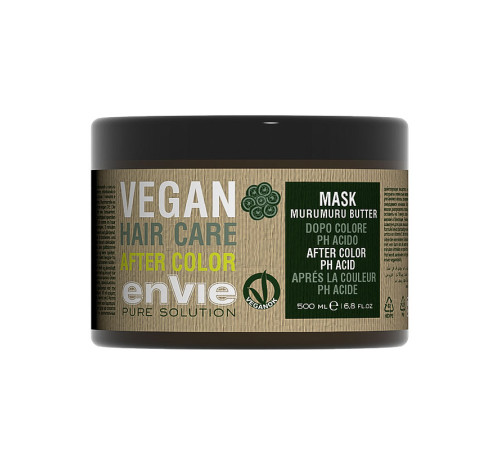 Маска Envie Vegan After Color Mask Murumuru Butter для фарбованого волосся з олією муру муру (EN865), 200 г (розлив)