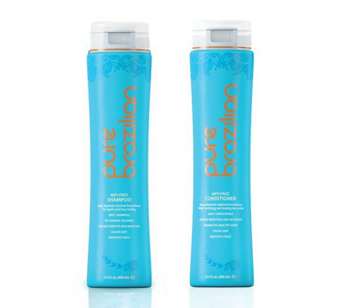 Розгладжуючий набір для волосся Pure Brazilian Acai Anti-Frizz шампунь та кондиціонер 