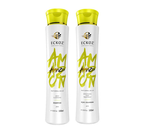 Набір кератину Eckoz Professional Amazon Acai&Guarana шампунь і кератин, 100/200 г (розлив)