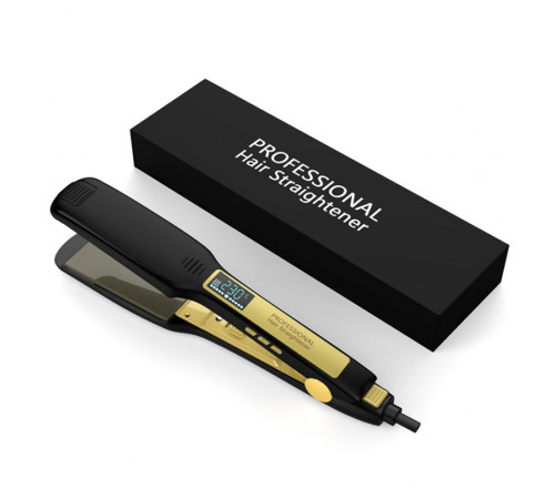 Професійна титанова прасочка для випрямлення волосся Professional Hair Straightener з цифровим РК-дисплеєм