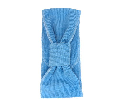 Косметическая повязка на голову Professional HS 00739 широкая на липучке махровая 