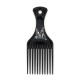 Гребень Professional Afro Hair Picker пластиковый черный термостойкий 155 мм 35039 