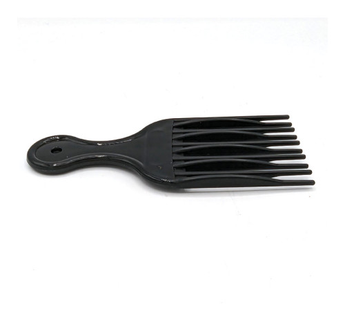 Гребінь Professional Afro Hair Picker пластиковий чорний 130 мм 35139 