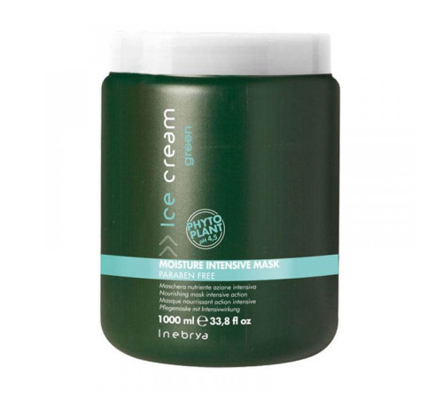 Зволожуюча маска для волосся Inebrya Ice Cream Green Moisture Intensive Mask