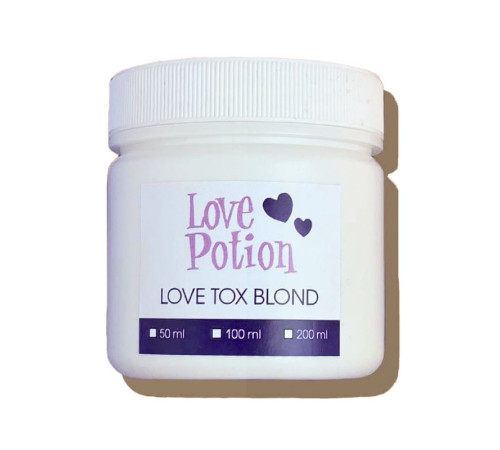 Ботокс для волосся Love Potion Blond Tox Blond матуючий для блондинок, 100 г (розлив)