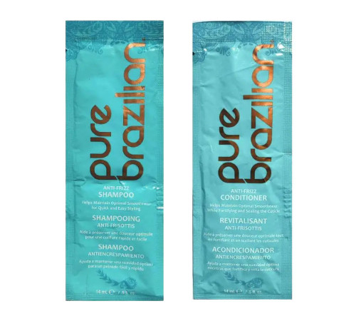 Розгладжуючий набір для волосся Pure Brazilian Acai Anti-Frizz шампунь та кондиціонер 
