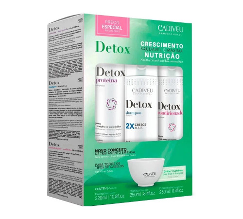 Домашній набір для детоксу Cadiveu Detox Home
