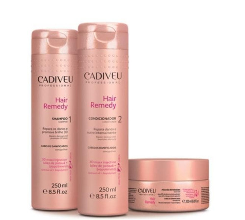 Домашній набір Cadiveu Hair Remedy Home Care (шампунь, кондиціонер, маска)