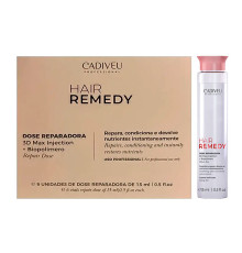 Ампули Cadiveu Hair Remedy Single Dose For Hair Reconstruction для відновлення волосся, 6х15 мл (упаковка)