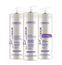 Салонний набір Cadiveu Platinum Professional Set для цистеювання волосся