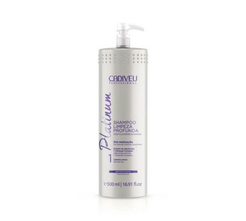 Шампунь Cadiveu Platinum Deep Cleansing Shampoo (крок 1)