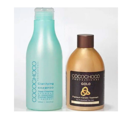 Набір Cocochoco Gold для кератинового випрямлення, 400/250 мл (заводські)