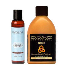 Набір Cocochoco Gold для кератинового випрямлення, 150/250 мл (заводські)