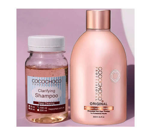Набір Cocochoco Original для кератинового випрямлення, 100 г (розлив) / 250 мл (заводська)