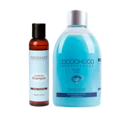 Набір Cocochoco Pure для кератинового випрямлення, 150/250 мл (заводські)
