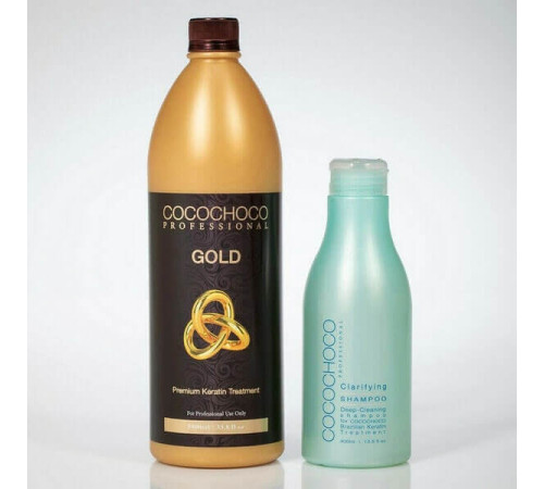 Набір Cocochoco Gold для кератинового випрямлення, 100/200 г (розлив)