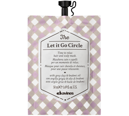 Мaска для волос Davines The Let It Go Circle Mаsk для восстановления водного баланса (50 мл)