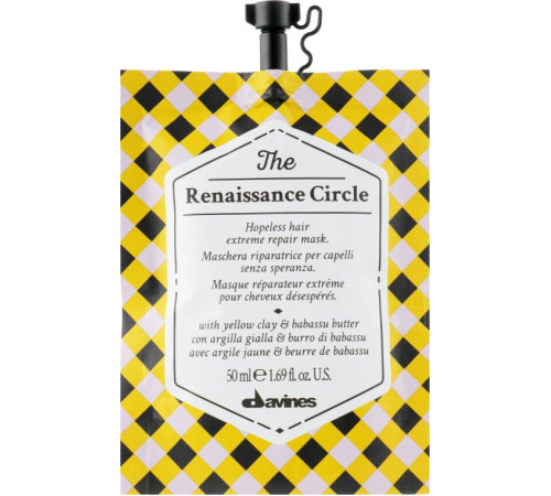 Мaска Davines The Renaissance Circle Mаsk для відновлення крихкого і сильно пошкодженого волосся (50 мл)