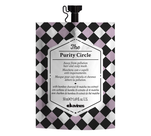 Маска Davines The Purity Circle Mask для очищення та детоксу волосся та шкіри голови (50 мл)