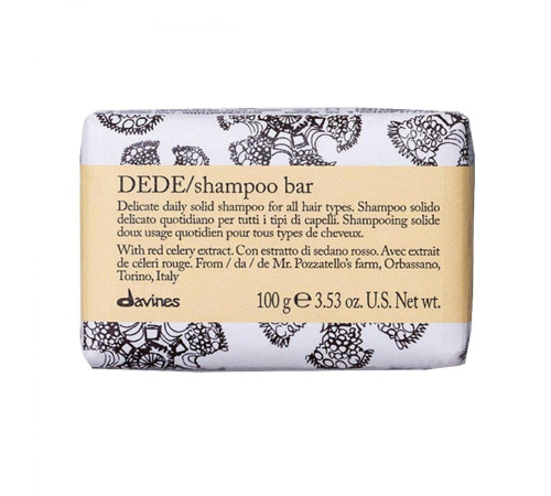 Твердий шампунь Davines Dede Shampoo Bar для делікатного очищення волосся