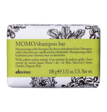 Твердий зволожуючий шампунь Davines Momo Shampoo Bar (100 г)