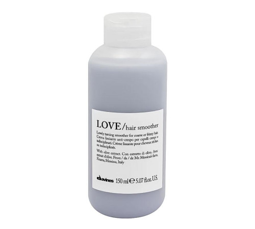 Незмивний крем Davines Love Hair Smoother для розгладження завитка (150 мл)