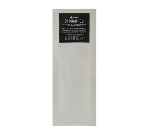 Шампунь для волосся Davines Oi Absolute Beautifying Shampoo With Roucou Oil, 12 мл (саше)