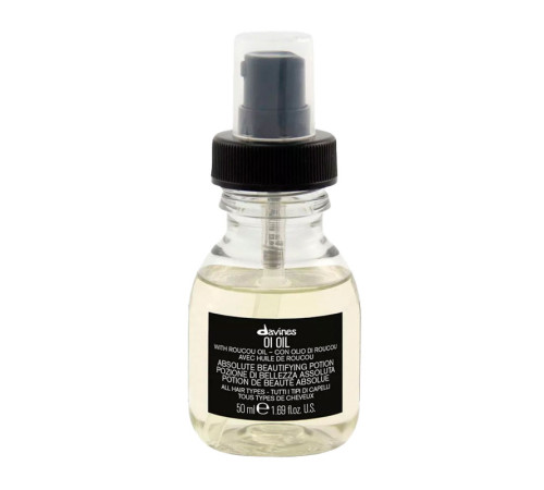 Олія для абсолютної краси волосся з олією аннато Davines OI Oil Absolute Beautifying Potion, 50 мл