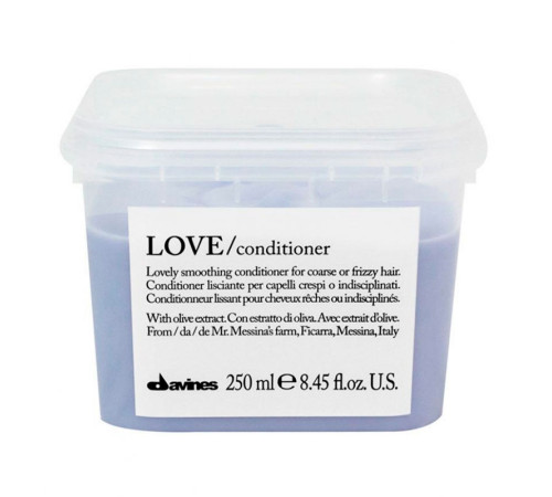 Кондиционер Davines Love Lovely Smoothing Conditioner разглаживающий, 250 мл