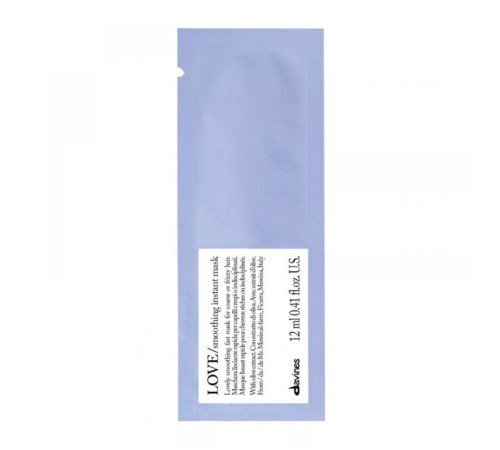 Мгновенно разглаживающая маска для волос Davines Love Smoothing Instant Mask, 12 мл (саше)