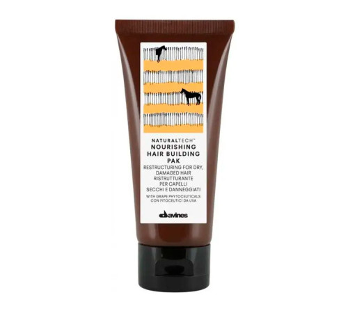 Поживна відновлююча маска Davines Nourishing Hair building pak для сухого та пошкодженого волосся, 60 мл